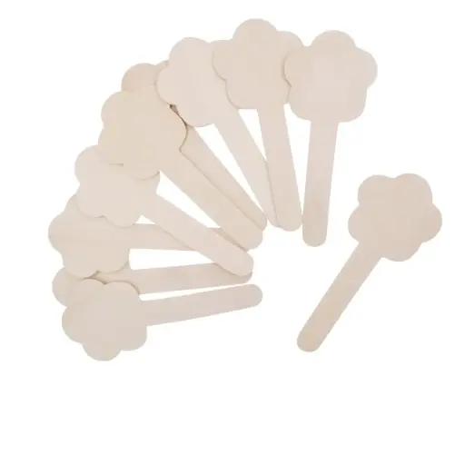 [113405] Bastelstäbchen - Blumen 10er Set 